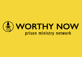 worthy now logo on yellow background